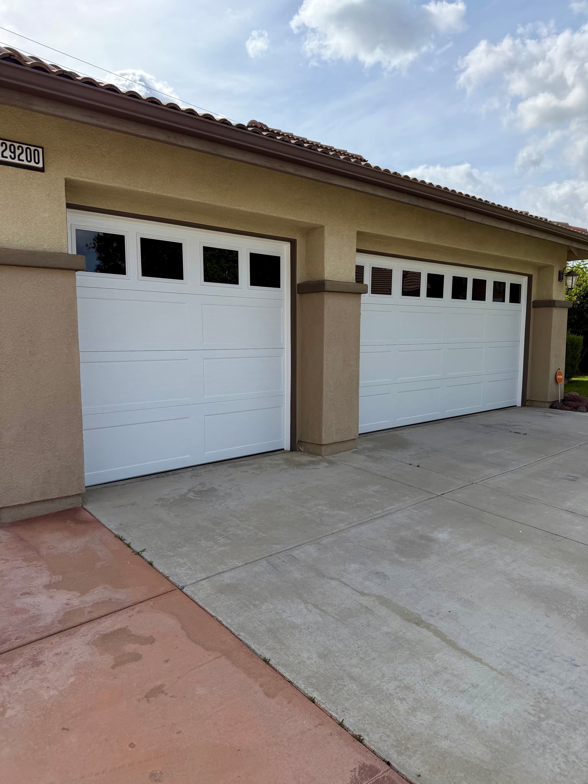 Clopay Bridgeport Garage Door Installation with Short Windows image